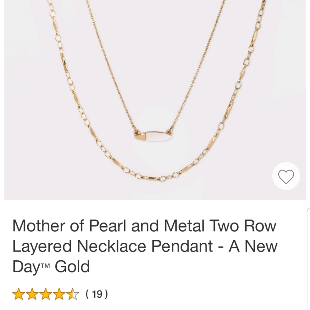 Layered necklace